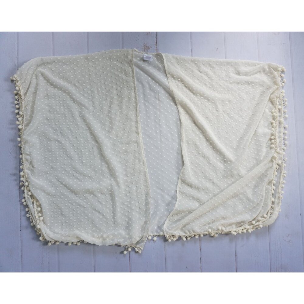 Coverup Bathing Suit Bikini Tassels Beach Top - Size O/S - Picture 5 of 8